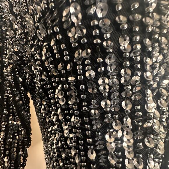 Free People Jacket Harley Sequin Bead Jacket Cardigan Kimono Festival XS Boho EC - Picture 5 of 13